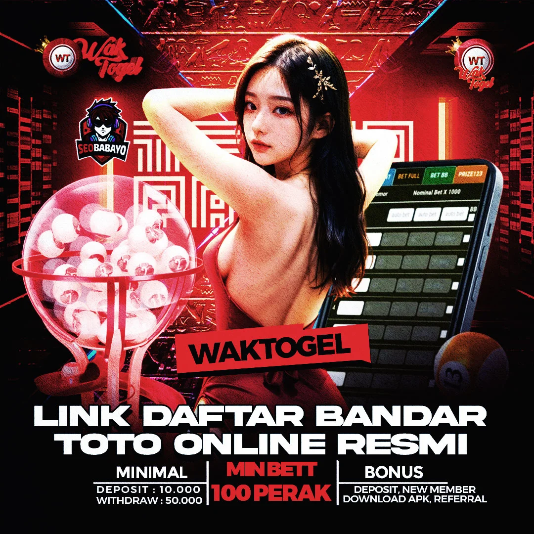 WAKTOGEL ⛓️‍💥 Link Daftar Bandar Toto Online Resmi Hari Ini